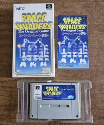 Space Invaders: The Original Game Nintendo Super Famicom SFC Complete CIB Japan