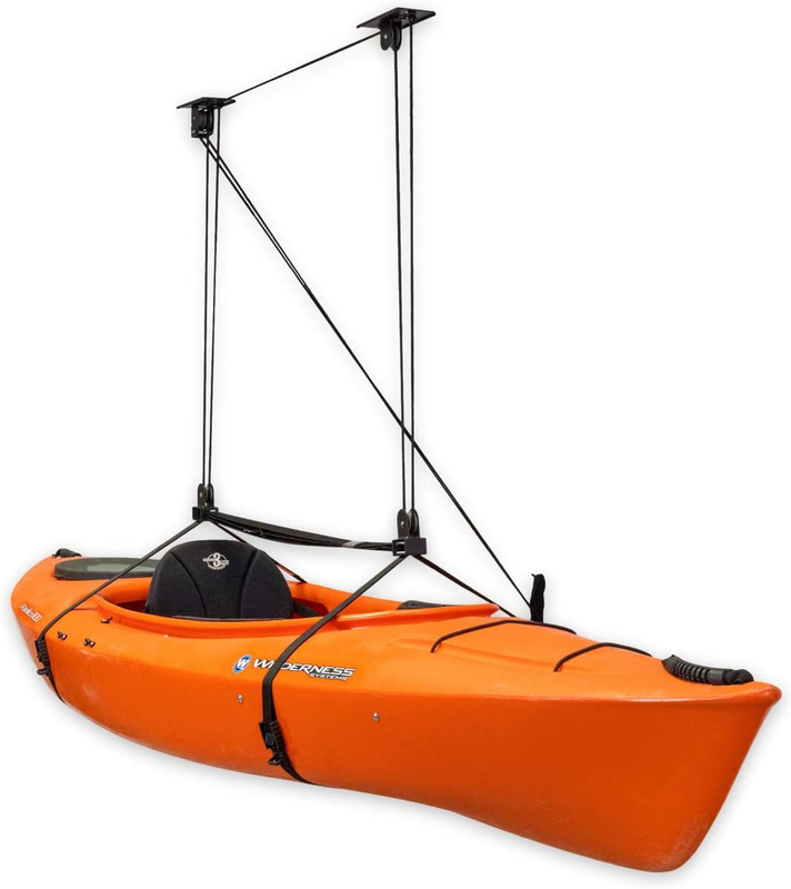 And Canoe Ceiling Pulley System, Garage Mount Storage Hoist, Heavy Duty Ho