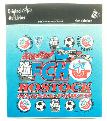 FC Hansa Rostock FCH Ostsee Power Aufkleber Bundesliga Fussball #639