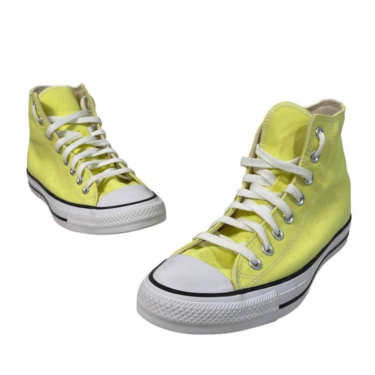 CONVERSE ALL STAR イエロー 9 (US) Converse All Stars Men Women High Top Yellow Sneakers Sz 7M