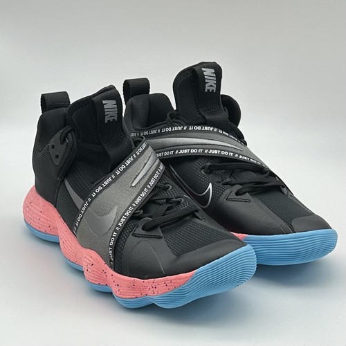 Nike React HyperSet SE Black Pink Men's Volleyball Shoes Size 9 DJ4473