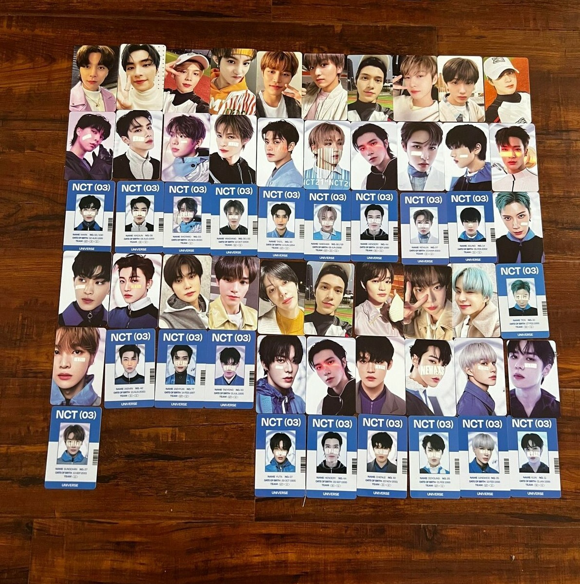 NCT マーク トレカ everland MD AR PASS SMTOWN NCT 127 MARK SMTOWN EVERLAND Official MD PHOTOCARD Photo