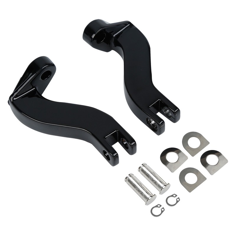 Passenger Foot Peg Mount Kit For Harley Touring Street Glide Road King 1993-2023