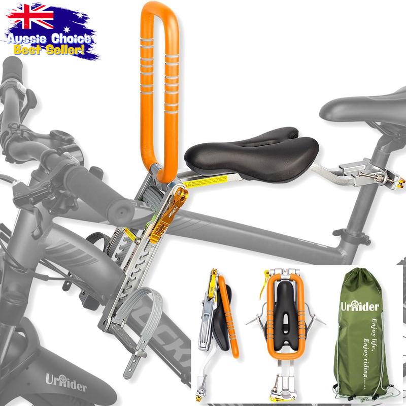 Child Bike Seat Front Lightweight Quick Release Foldable 2-6 Years Kids
