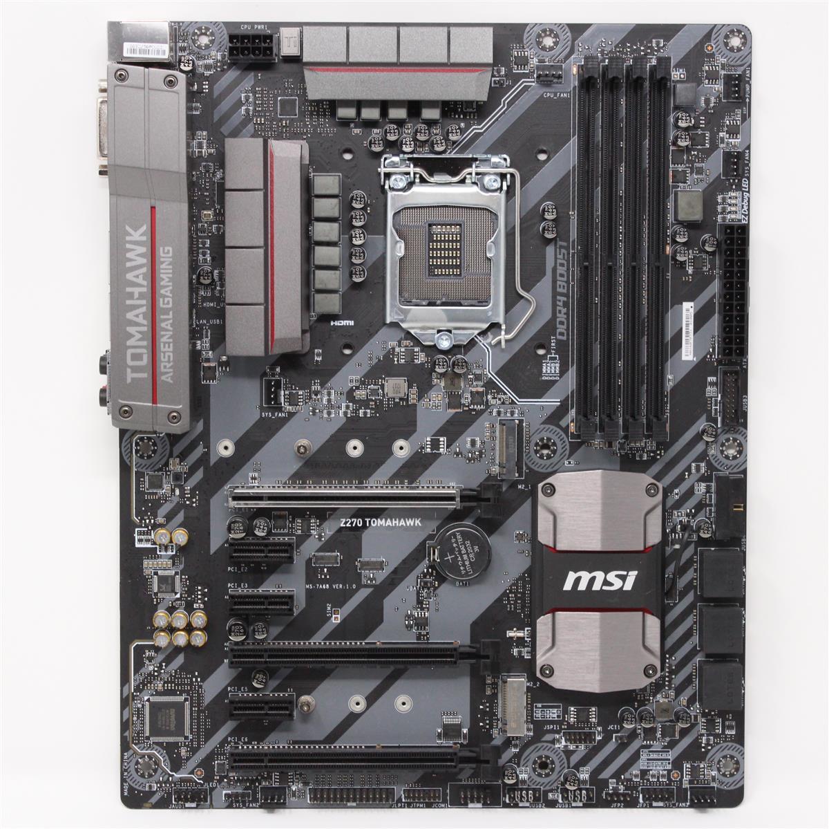 Msi tomahawk z270 инструкция