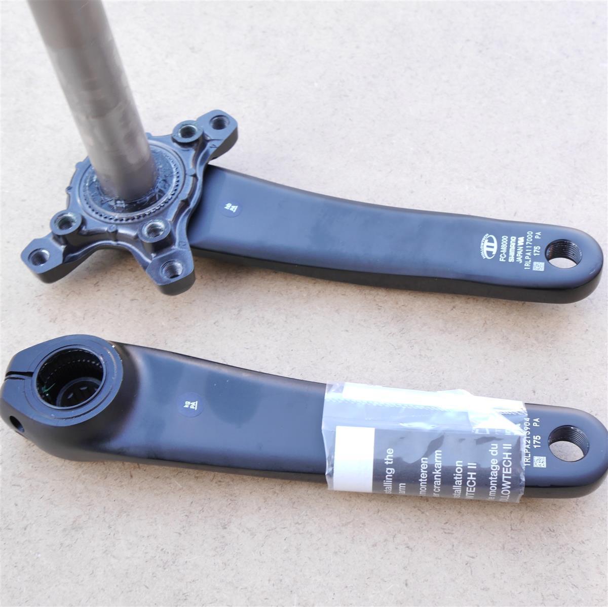 Shimano Deore XT FC-M8000 6 11/16in Non-Boost Crank Arm Set Black Crank - New