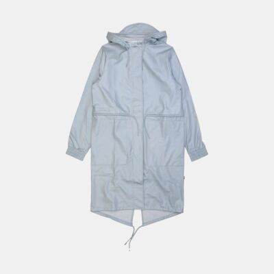 Rains String Parka  / Size XS / Long / Mens / Blue / Polyurethane