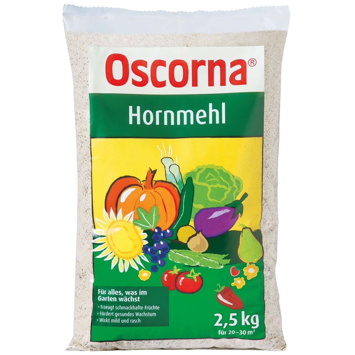 Oscorna® Hornmehl 2,5 kg für 20 bis 30 m²