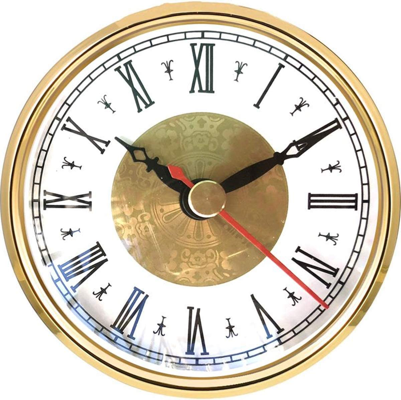 Mini Quartz Clock Insert 3-1/8 Inch (80 Mm) round Quartz Movement Miniature Cloc