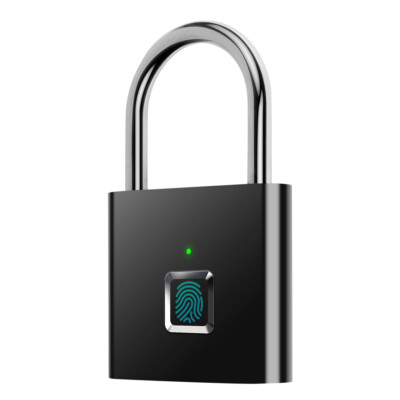 AICase Smart Fingerprint Lock Anti-Theft Keyless Security Padlock w/USB-Cable