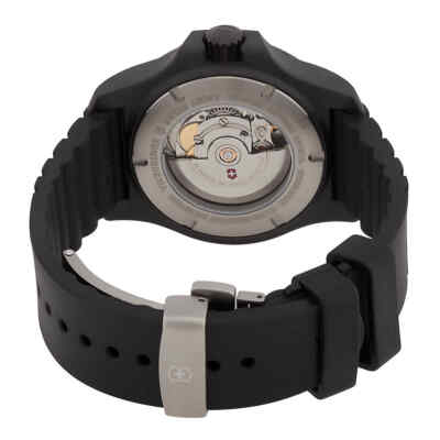 Pre-owned Inox Victor I.n.o.x Carbon Automatic Black Dial Men's Watch 241866.1 Vict2418661a