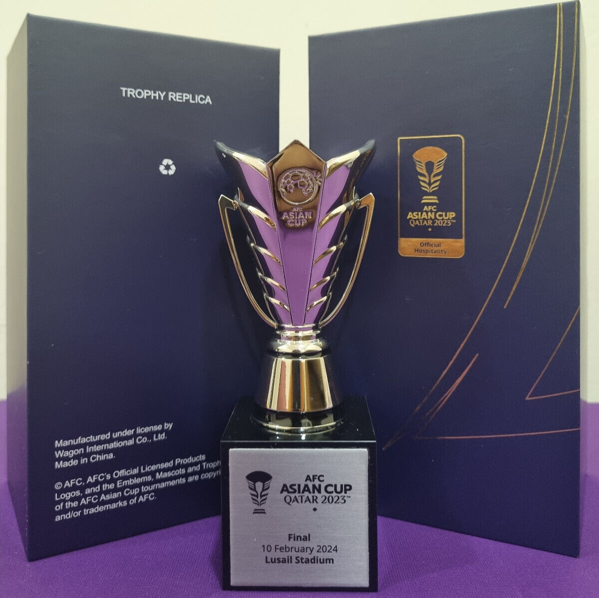 AFC Asian Cup 2023 Qatar Final Match Souvenir Gift Trophy