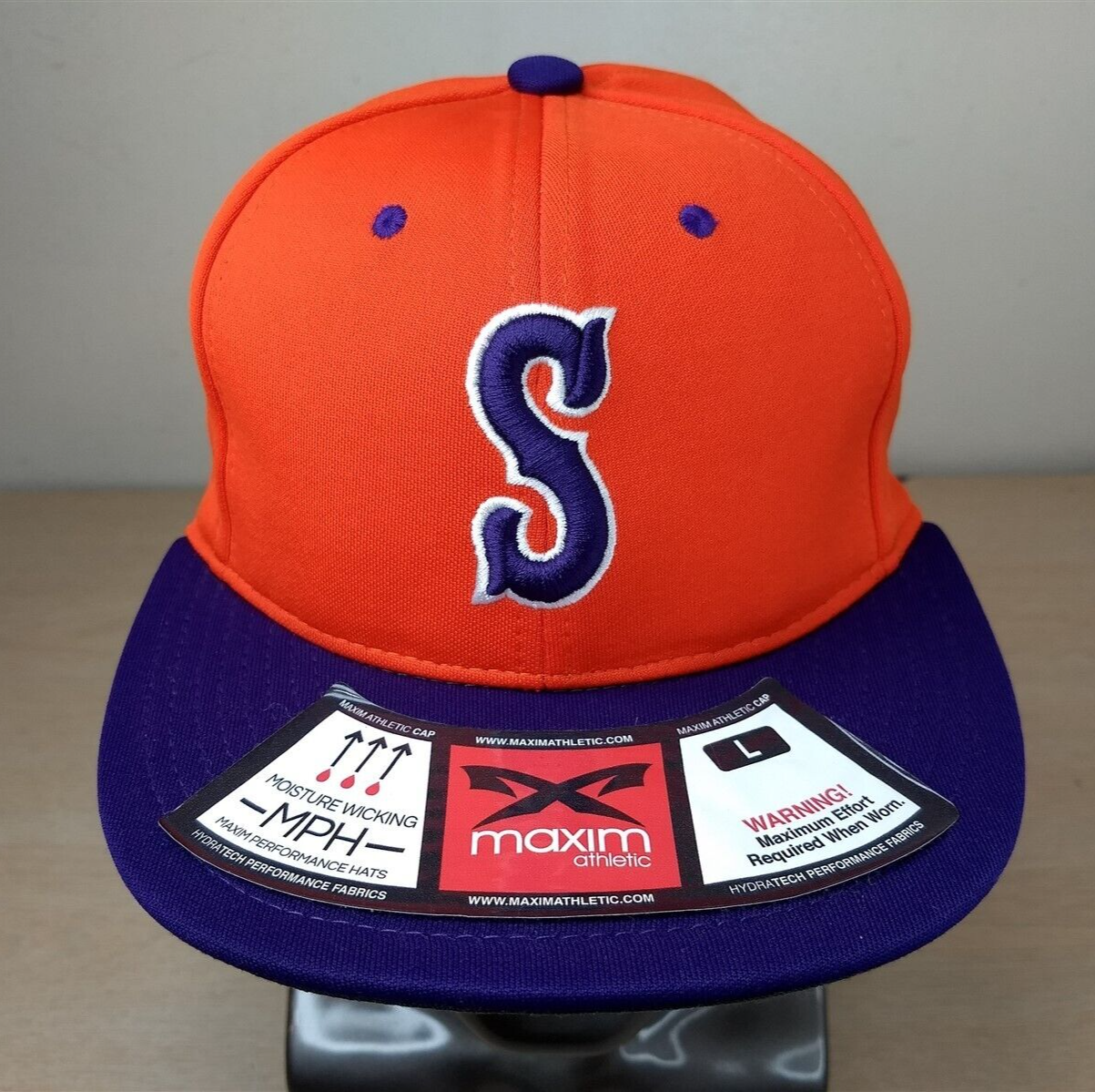 SYRACUSE METS FITTED BASEBALL HAT/CAP, PURPLE, SIZE L, MILB/MINOR LEAGUE