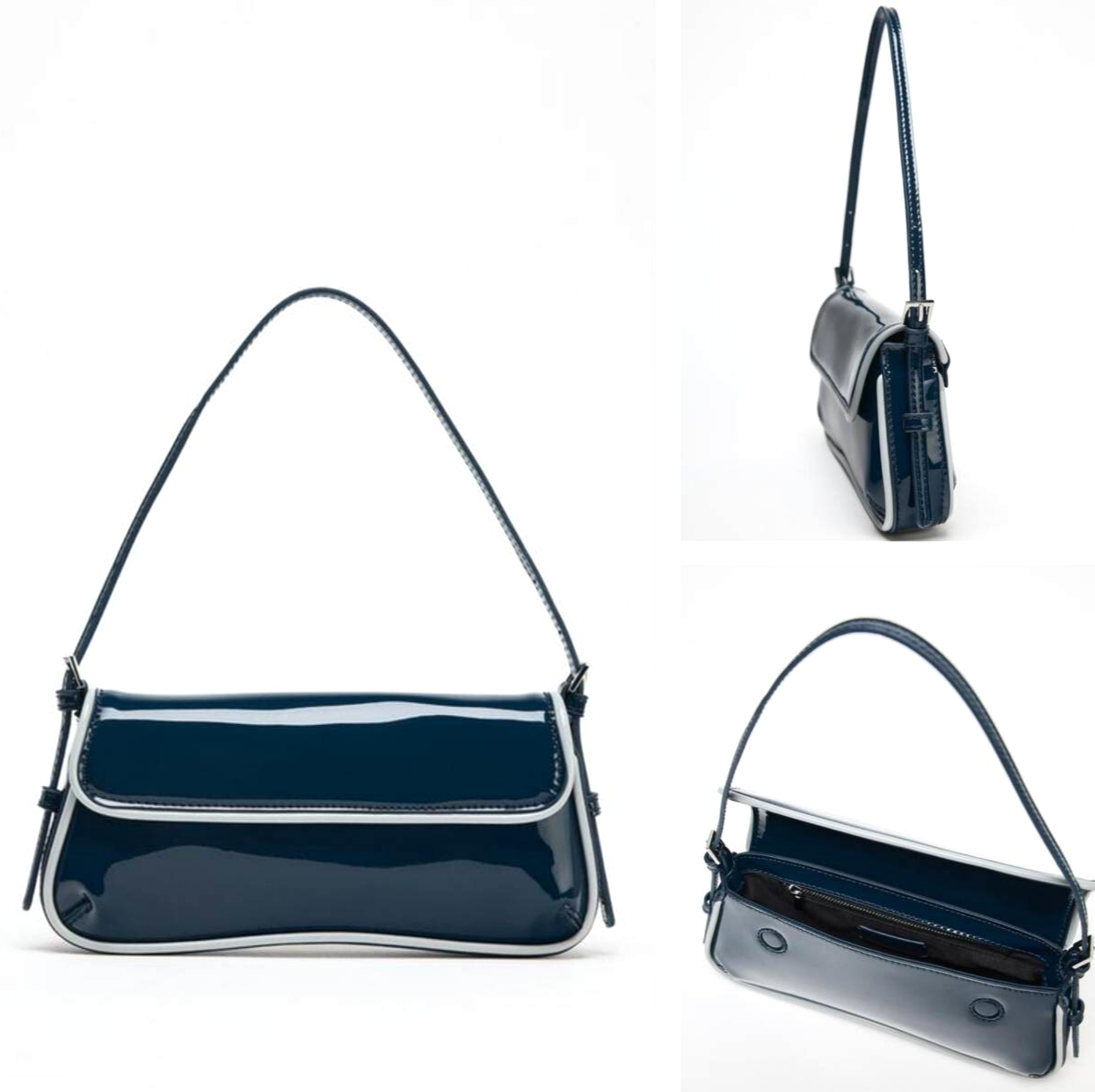 ZARA バッグ ロック フラップショルダーバッグ - ブラック | ZARA Japan / 日本