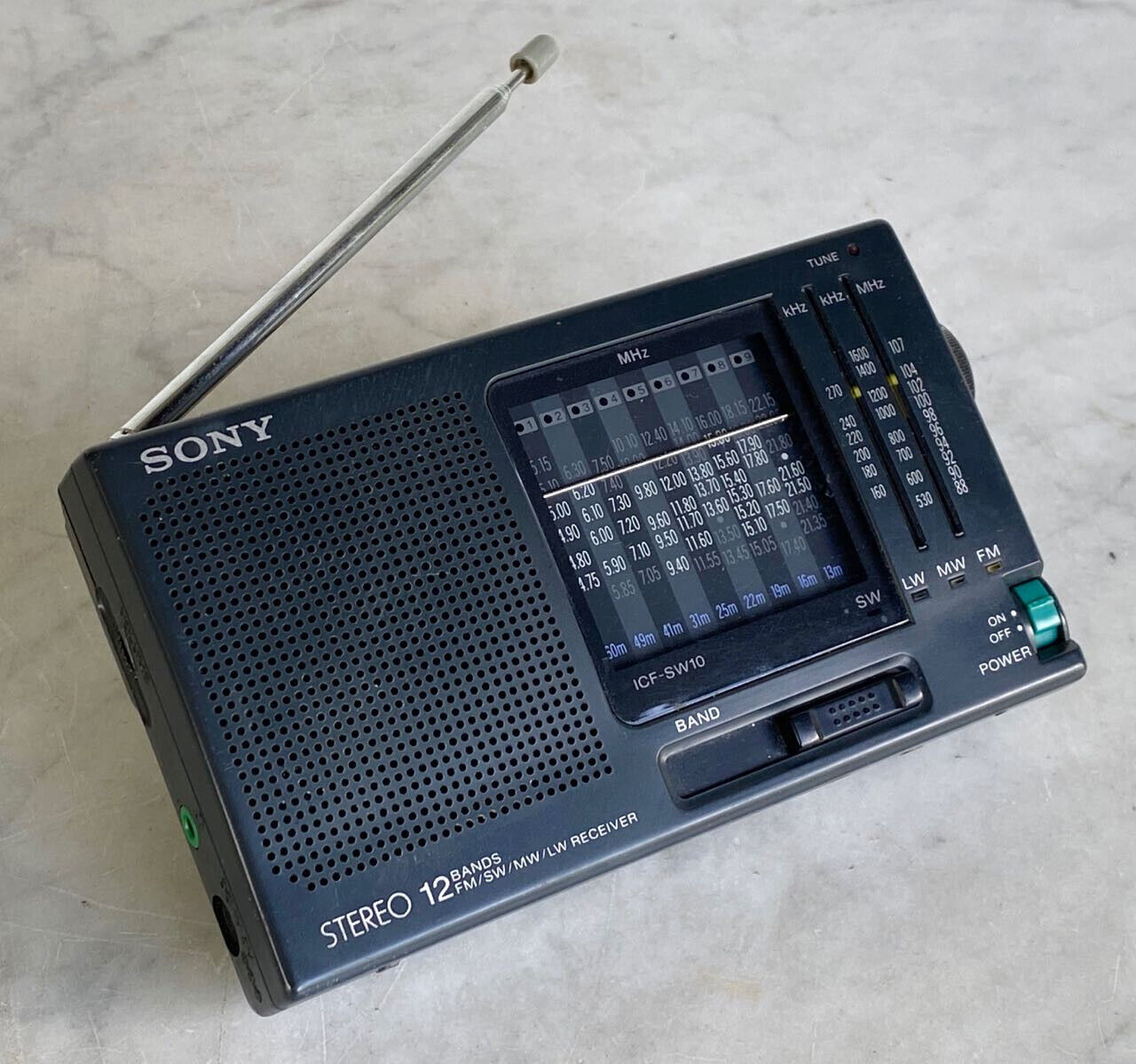 SONY Stereo 12 Bands FM SW MW LW Portable Receiver Shortwave SONY Stereo 12 Bands FM SW MW LW Portable Receiver Shortwave