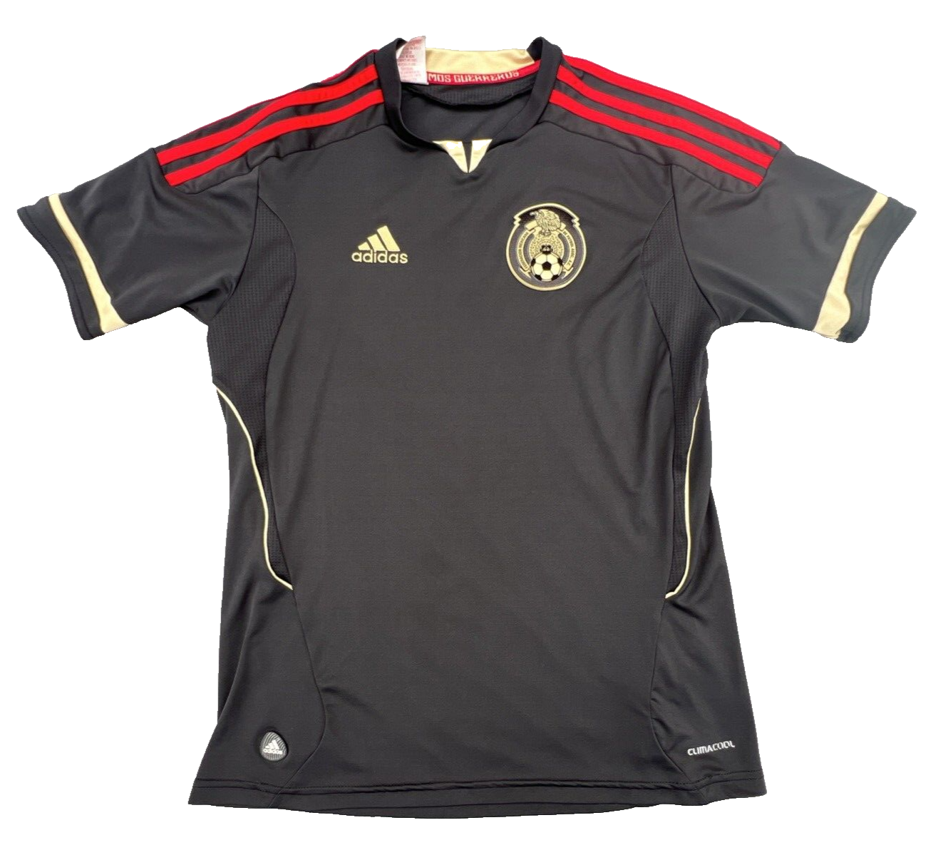 Adidas Mexico National Team 2011 Away Black Soccer Jersey Somos Guerrerds eBay