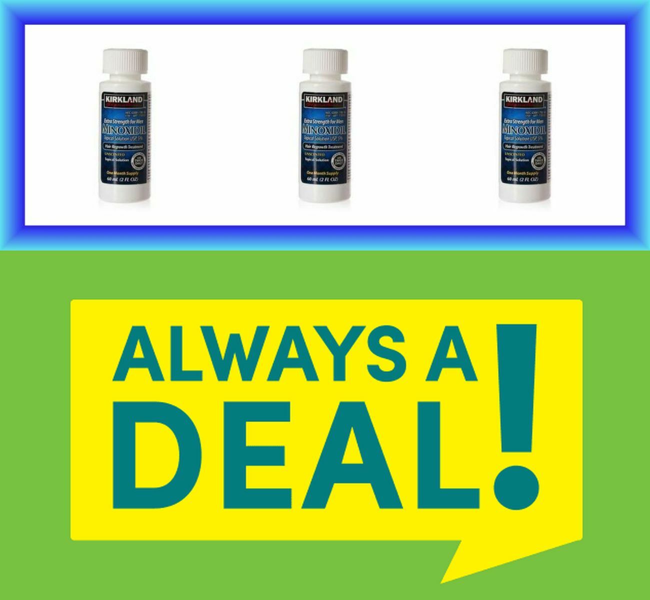 Kirkland Minoxidil 5 Men S Hair Regrowth Solution 3 Month Supply