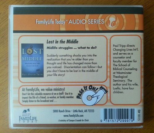 Family Life Today:  Lost in the Middle Audio Series CD, LN, Paul David Tripp