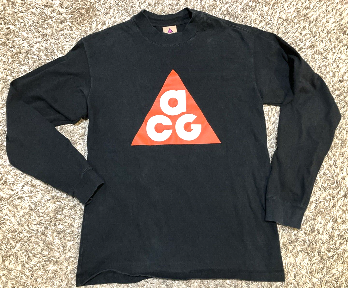 00s NIKE ナイキ　ACG Tシャツ　黒　ブラック　オレンジ　acg Men's Nike ACG T-Shirt | EKINSPORT