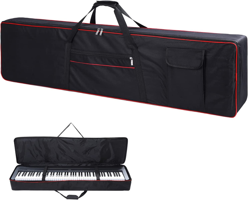 88 Key Keyboard Case Carrying Piano Cover, Keyboard Gig Bag with 2-Pocket Keyboa