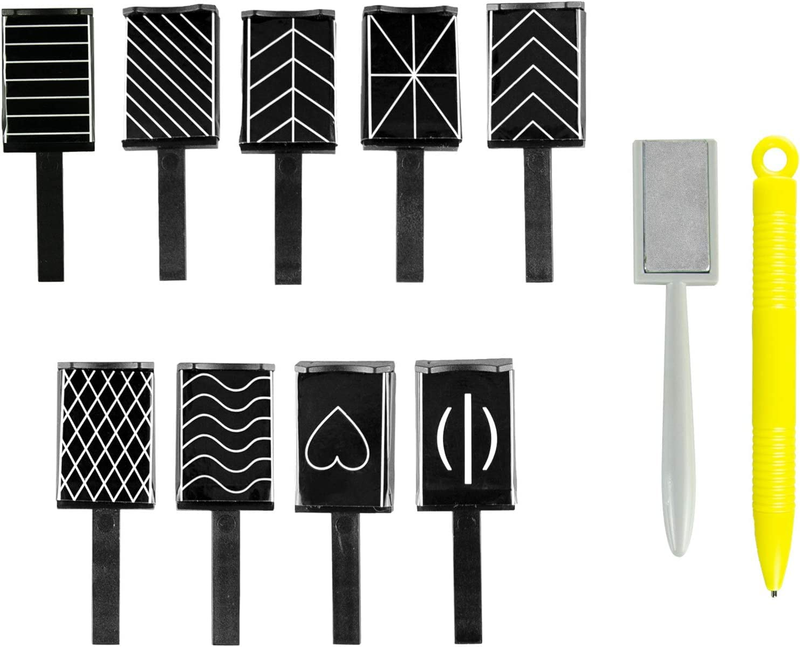 11 Piece Magnet Nail Art Polish Tool Set, Cat Eye Gel Polish 3D Gel Nails Cat Ey