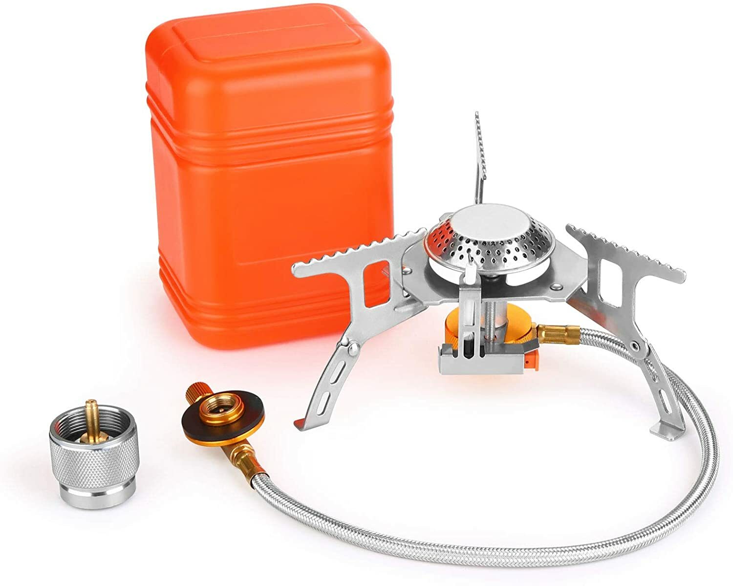 3700W Portable Backpacking Camping Gas Stove with Piezo Igni