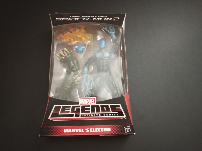 Marvels Legends Infinite Series Amazing Spider-man 2 Electro New!