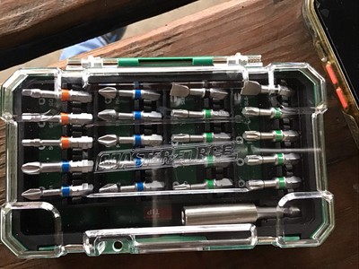 21 pc MASTERFORCE Machined Bit Tips with 2.3/8 in Magnetic Bit Holder by Menards
