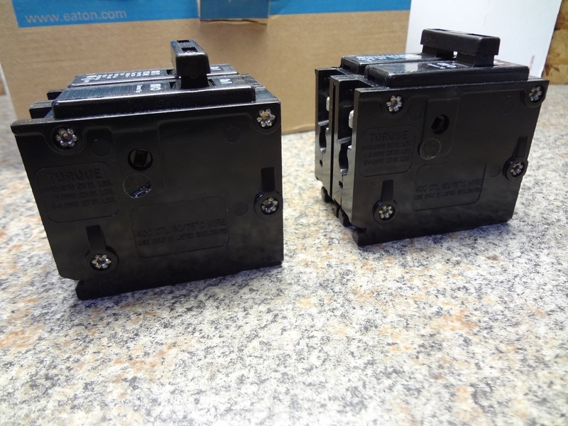 EATON BR230 30A 240V 2 POLE BREAKERS QTY 2 BRAND NEW FREE SHIPPING