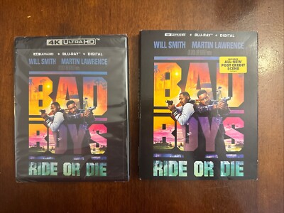 Bad Boys: Ride or Die (4K + Blu-ray + Digital) Brand New with Slipcover