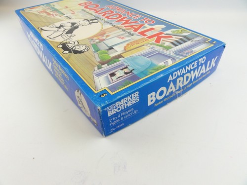 Advance To Boardwalk Game #0014 Vintage 1985 Parker Brothers