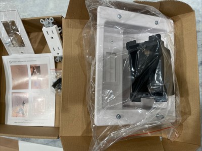 In Wall Cable Management Kit, Hide TV Power Cables & Low Volt Wires Behind TV