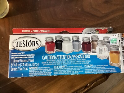 Testors 9120 Auto Detail Enamel Paint Set