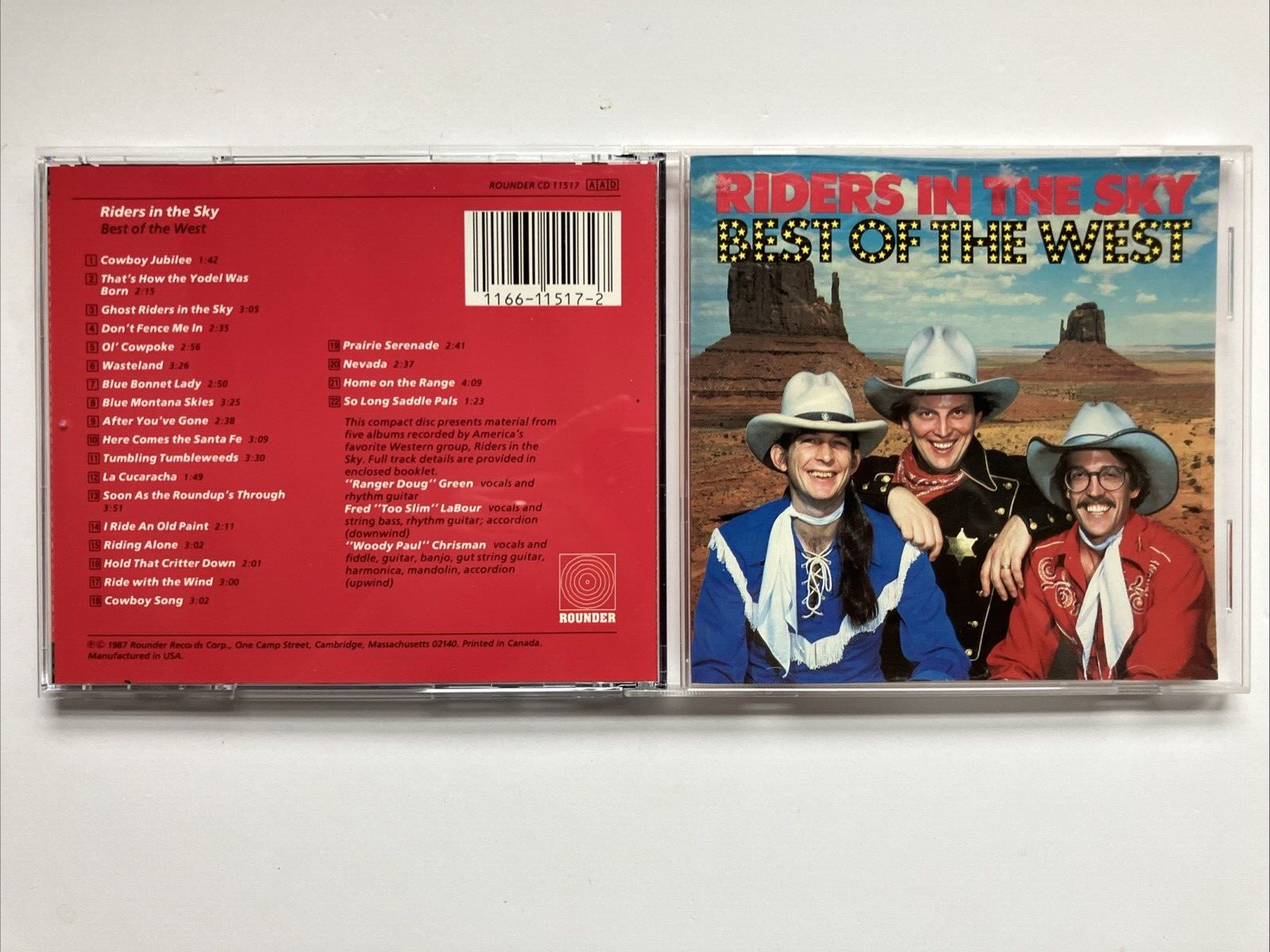 Best of the West by Riders in the Sky (CD, 1990) Autographed