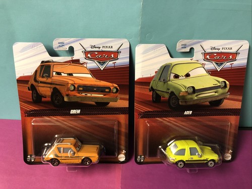2025 Disney Pixar Cars 2 1/55 GREM Orange AMC Gremlin & Acer