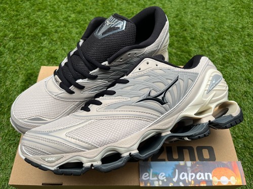 Pre-owned Mizuno Wave Prophecy Ls D1ga3337 03 Light Grey/black Unisex Running Shoes In Gray