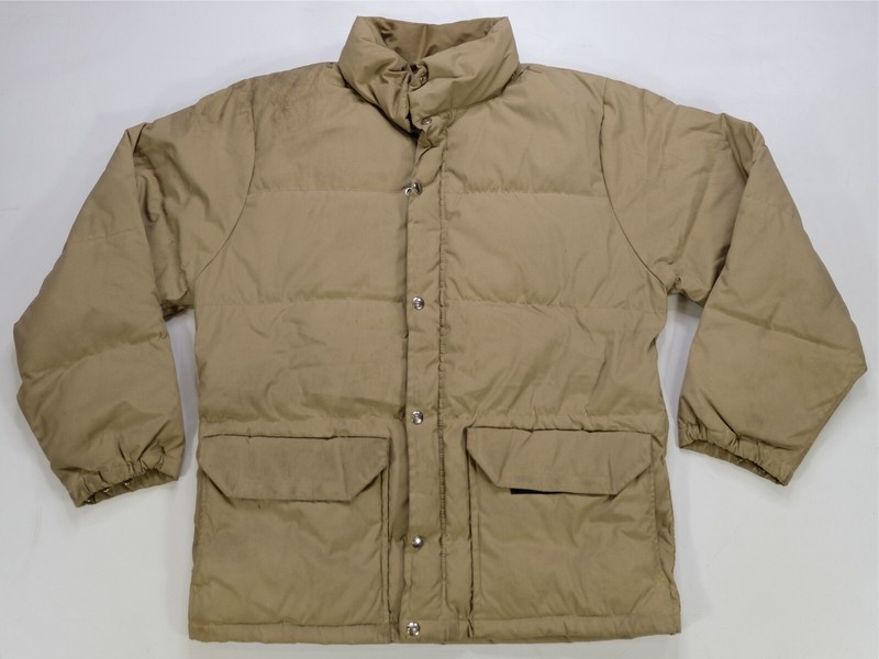 Rare VTG THE NORTH FACE Full Zip Snap Button Down Puffer