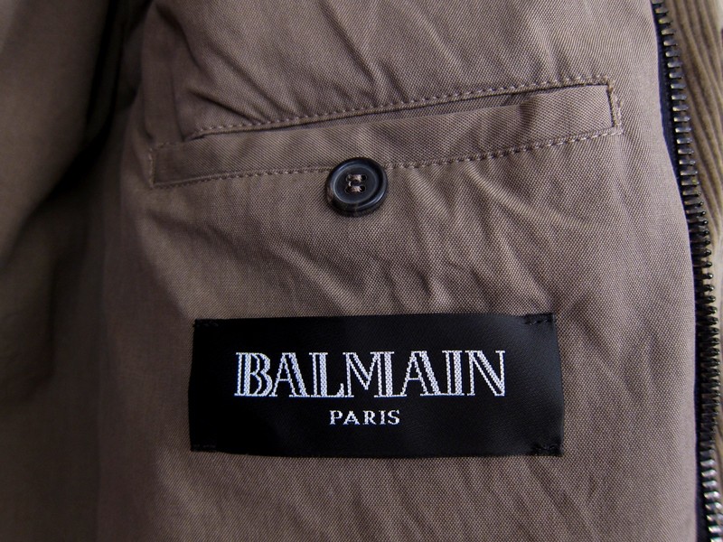 jack1984 BALMAIN military jacketジャケット Balmain - Blue Cotton Military Jacket | Childrensalon Outlet
