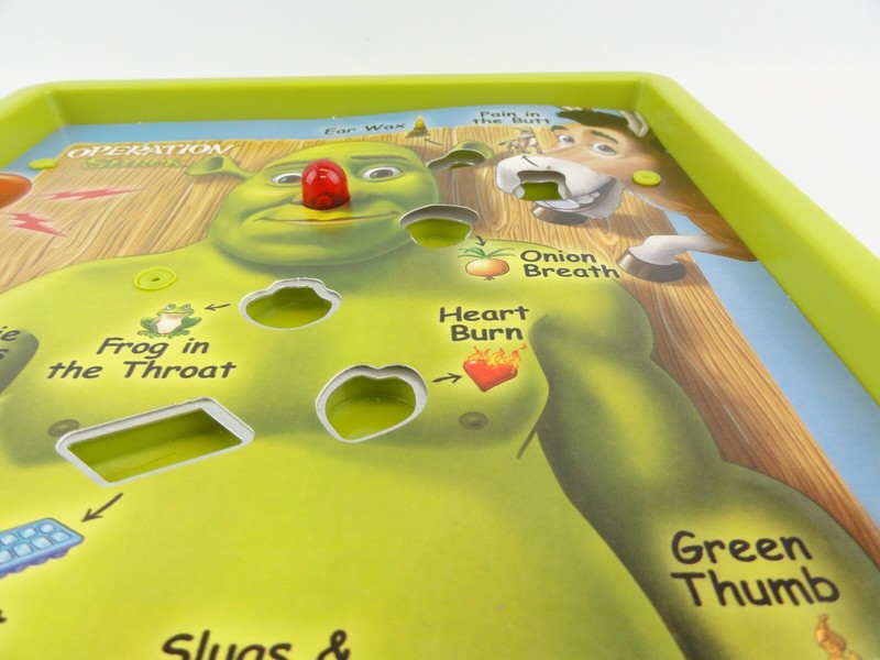 Operation Shrek 2004 Milton Bradley Replacement Game Board Patient