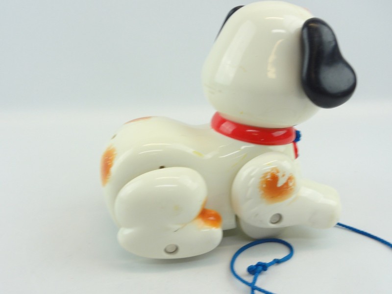 Fisher Price #72775 Lilâ Snoopy Pull Along Toy White Red Black 1999 Mattel | eBay