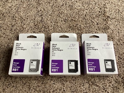 Rimage - Black Ink Cartridge - RB1 ~Lot Of 3