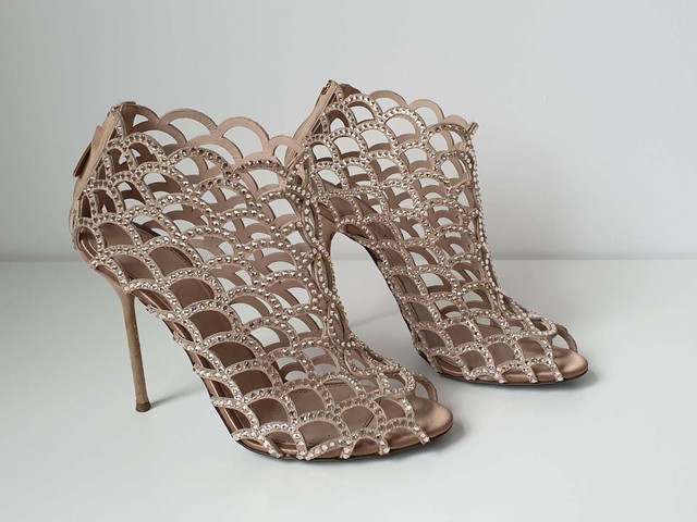 sergio rossi mermaid bootie