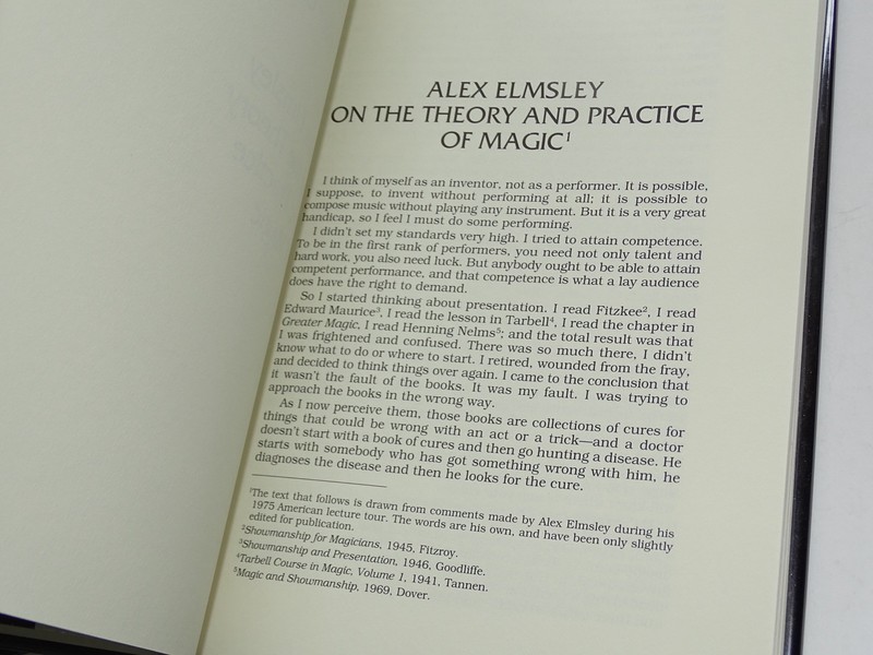 Collected Works of Alex Elmsley Volume 1 + 2 Hardbound