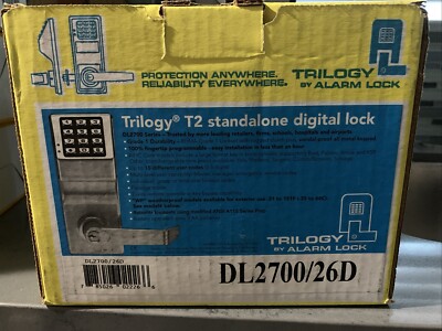 Alarm Lock - Trilogy DL2700/26D by T2 Heavy Duty Stand Alone Digital Lock