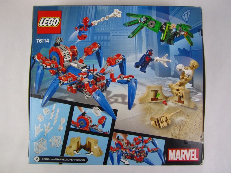 spider man spider crawler lego