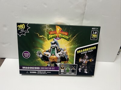Dragonzord Mighty Morphin Power Rangers Construction Set 280 pieces Hasbro!!