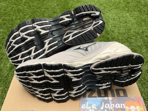 Pre-owned Mizuno Wave Prophecy Ls D1ga3337 03 Light Grey/black Unisex Running Shoes In Gray