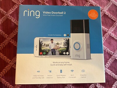 Ring Video Doorbell 2 Door Security Camera - 13337143