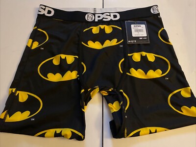 PSD MEN'S BOXER BRIEF / FIT MID / BLK Batman / MEN'S SIZe Medium