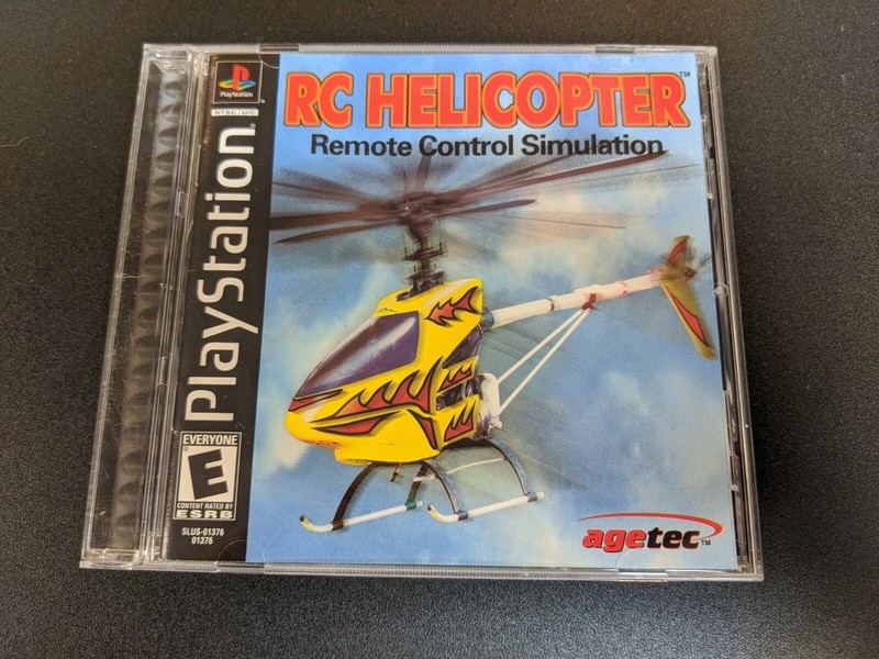 RC Helicopter Remote Control Simulation Sony Playstation 1 PS1 MINT COMPLETE! 93992072308 eBay